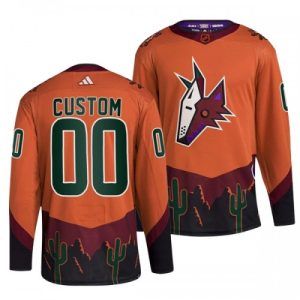 NHL Arizona Coyotes Pelipaita Custom Reverse Retro 2.0 Oranssi 2022-23