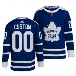 NHL Toronto Maple Leafs Pelipaita Custom Reverse Retro 2.0 Modrý 2022-23