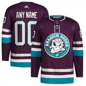 NHL Anaheim Ducks Pelipaita Custom 30th Anniversary Violetti 2023-24