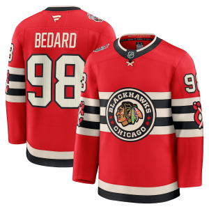 Chicago Blackhawks Connor Bedard #98 Pelipaita Fanatics 2025 NHL Winter Classic Premium Player