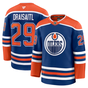 Edmonton Oilers Leon Draisaitl #29 Koti Pelipaita Fanatics Premium Royal
