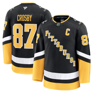 Pittsburgh Penguins Sidney Crosby #87 Pelipaita Fanatics Alternate Premium Musta Keltainen